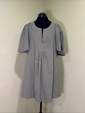 ivory eyelet griffin dress TUCKERNUCK POMANDER PLACE IVORY EYELET COTTON GRIFFIN DRESS SIZE XL